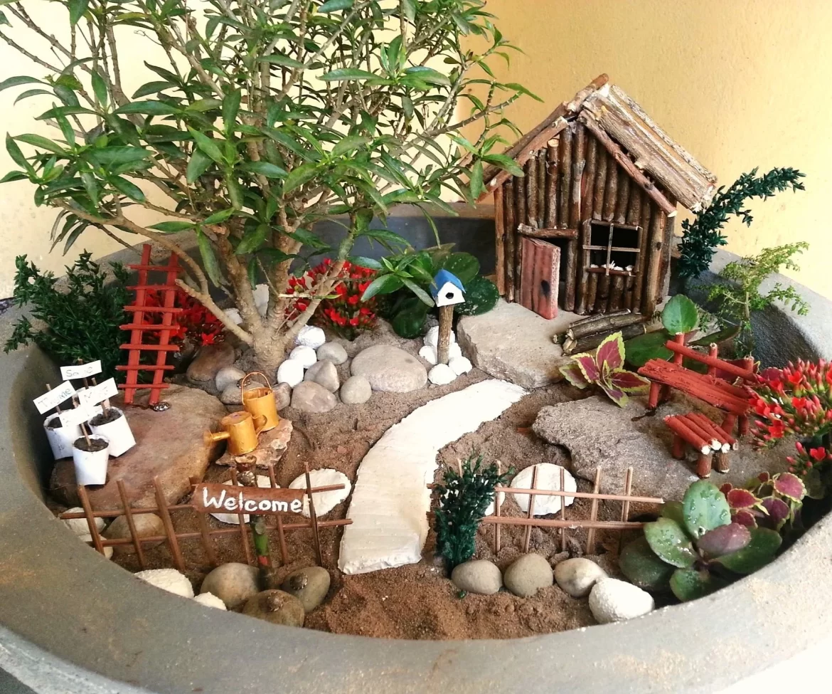 How to Create Your Own Home Garden Miniature Model
